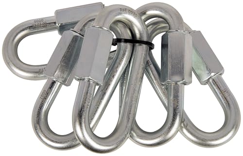 Set 5 Oval Quick Link Steel 10 mm CAMP mosquetones de rosca fijos
