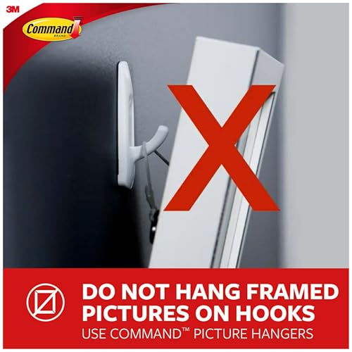 Command Small Clear Oval Hooks, Indoor Use, 2-Hooks, 4-Strips, Decorate Damage-Free - image 6