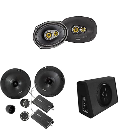 Kicker 11PT250 Powered Sub Enclosure & 46CSS674 6.75