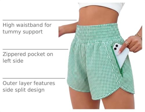 Image of BMJL 2.5 inch Athletic Shorts for Women Comfy High Waisted Short with Pocket