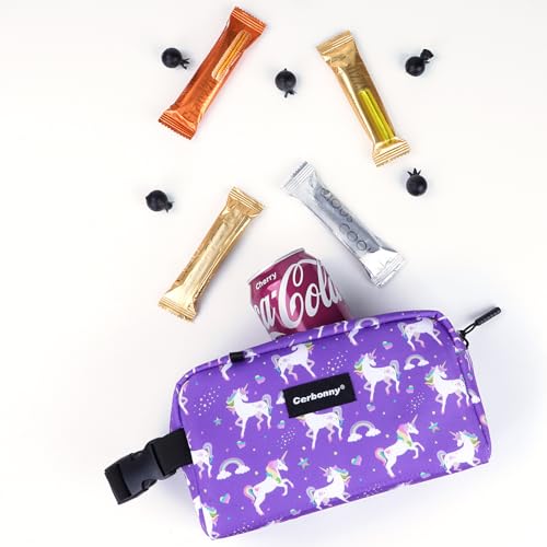 Cerbonny Bolsa térmica pequena lancheira congelável para viagens de trabalho, escola, lancheira, peq