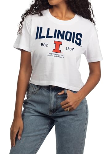 chicka-d Women's Standard Short 'N Sweet Tee, White, Small