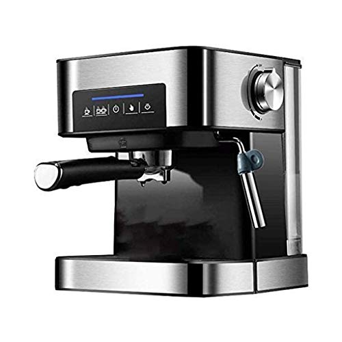 ZuoHongLing Einfach zu bedienende 1,6-l-Espressomaschine aus Edelstahl mit Dampfmilchaufschäumer, 20 Bar, für gewerbliche 220-V-Warmhaltefunktion