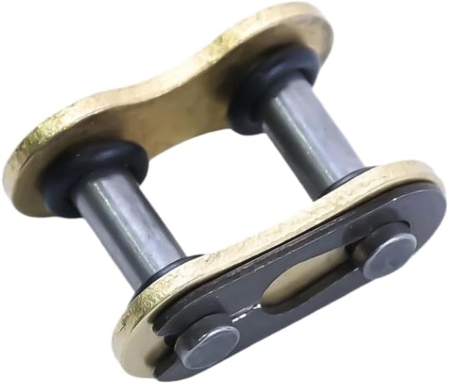 420 Motorcycle Chain Master Link with X-Ring and Spring Clip for Light-Duty Applications