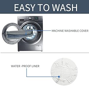 Empsign crate dog bed  pad for dog crate reversible pet crate mat with removable washable cover kennel pads for dog cages suitable for s to xxl dogs  stone gray   cucciolini doodles