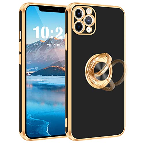 Coque iPhone 11 Pro Max avec anneau de support rotatif pour écran