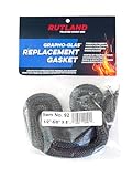 Rutland Grapho-Glas Woodstove Gasket Rope, 1/2 to 5/8 by 60-Inch