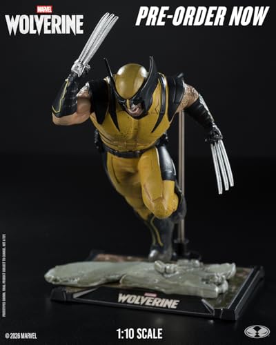 Image of McFarlane Toys- Marvel Wolverine 1:10th Scale Posed Statue