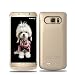 Note 5 Battery Case,ALCLAP Galaxy Note 5 Case Battery External Backup Extended Battery Charger Cover-4200 mAh Rechargeable Power Bank Case for Samsung Galaxy Note 5(Gold)