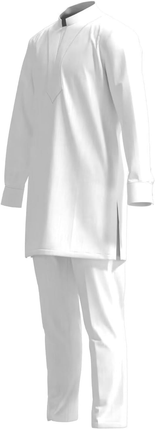 African Clothes Dashiki Suits for Men 2 Piece African Shirts and Pant Slim Fits Formal Attire to Party Wear - Image 5