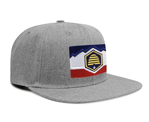 Image of International Tie State Hat for Men and Women, Adjustable Snapback Trucker Baseball Cap with Embroidered Patch