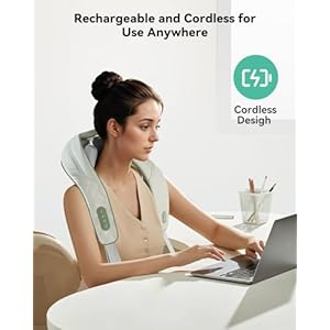 Snailaxcordlessneckshouldermassagerwithheat4ddeeptissuekneadingshiatsubackmassagerpillowforneckshoulderchristmasgiftsformenwomen Urban Country Home Decor Snailax cordless neck shoulder massager with heat 4d deep tissue kneading shiatsu back massager pillow for neck shoulder christmas gifts for men women urban country home decor