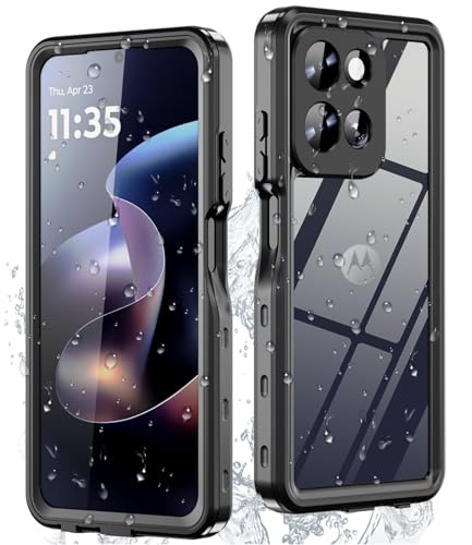 Dewfoam for Motorola Moto G 2026 / Moto G Play 2026 Phone Case, IP68 Waterproof with Built-in Screen Protector, Full Body Underwater Dustproof Shockproof Protective Cover for Moto G Play 2026 Black