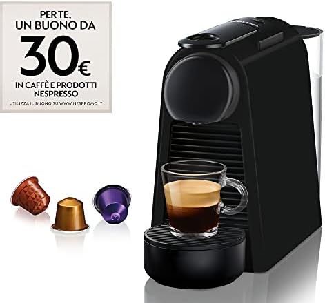 Nespresso Essenza Mini Espresso Machine by De'Longhi, Ruby Red - EN85.R (14  Capsules Included) - Nespresso Dubai