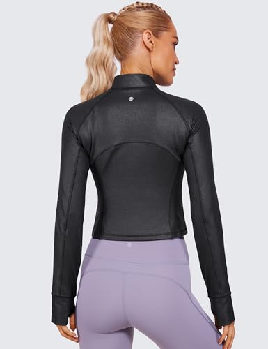 Image of CRZ YOGA Butterluxe Half Zip Crop Top