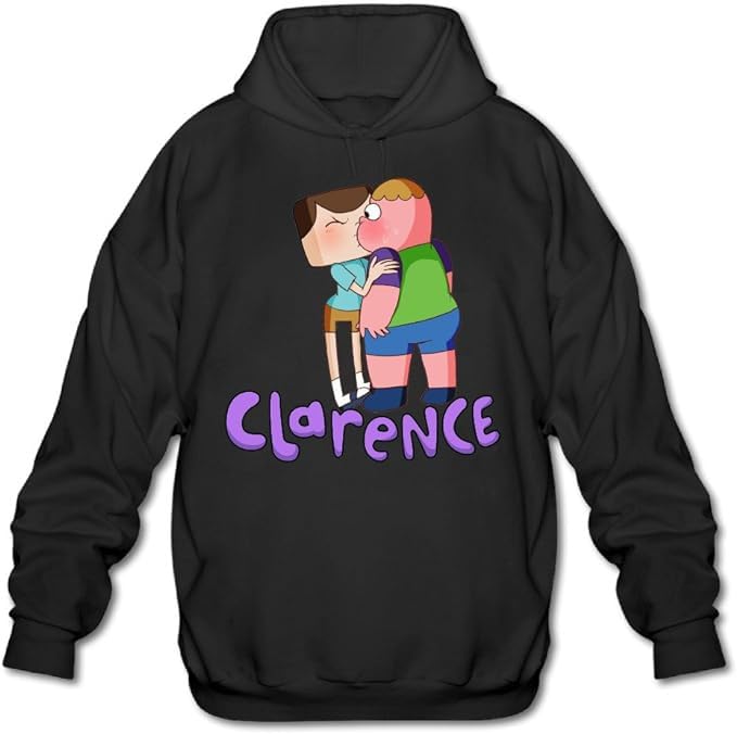 Most Popular USA Cartoon Print on Black Pullover Hoodie