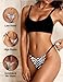 SAPNFLEX Cotton Thongs for Women G-string Thongs Workout Underwear Pack Lingerie Panties Breathable Soft No Show Panty