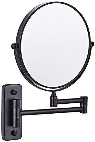 Miroir de maquillage 3X résolvant les problèmes de visibilité avec son bras pliant