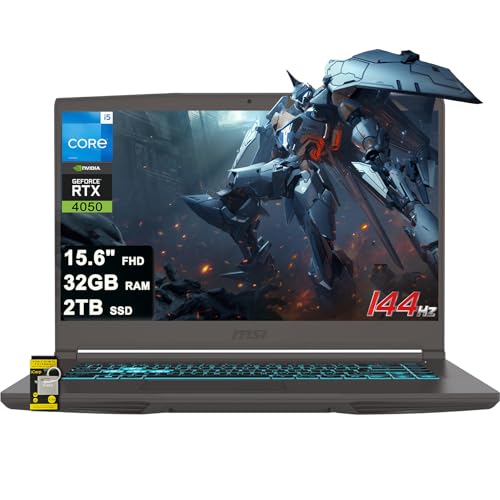 msi ^ 15 Q[~Om[gp\R 15.6C` FHD IPS 144Hz Intel 8RA i5-13420H (> i7-12650H) 32GB DDR4 2TB SSD GeForce RTX 4050 obNCg Type-C 