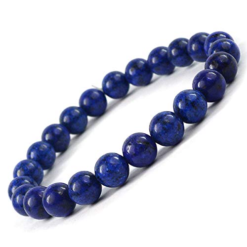 Image of Certified Natural Crystal Stone 8 mm Round Beads Bracelet for Men & Women | Reiki Charged Gemstone Bracelet | Multiple Stone Variants Available