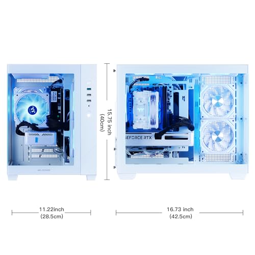 Image of MLOONG Gaming PC Desktop for Gamers & Streamers,AMD Ryzen 5 5500 up to 4.2GHz, GeForce RTX 5060 8GB GDDR6, 1TB NVMe SSD, 16GB DDR4 RAM, 650W 80+ Bronze PSU, Wi-Fi, Windows 11 Home