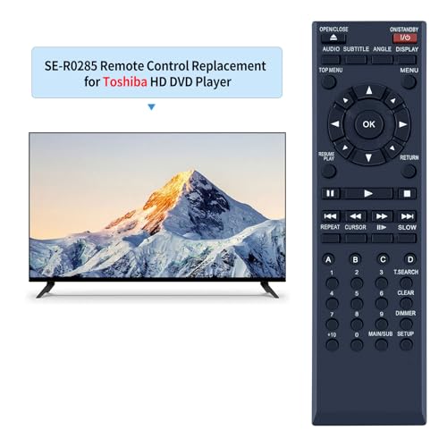 Télécommande SE-R0285 avec touches de navigation pour Toshiba HD