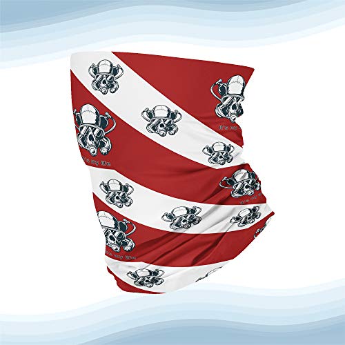 Diver Scull Diver Down Flag UV Protection Neck Gaiter, Headband, Scarf, Buff2