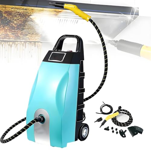 Limpiador A Vapor, Limpiadores A Vapor Portátiles De Alta Temperatura Y Presión De 2500 W/3000W Steam Cleaner Limpiador De Vapor Multiusos Para Cocina, Auto, Suelos Y Aire Acondicionado(Blue,110V)