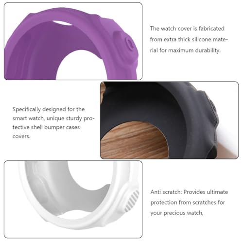 Protector para Forerunner 235 que evita golpes en running con fundas de silicona flexibles IMIKEYA 6