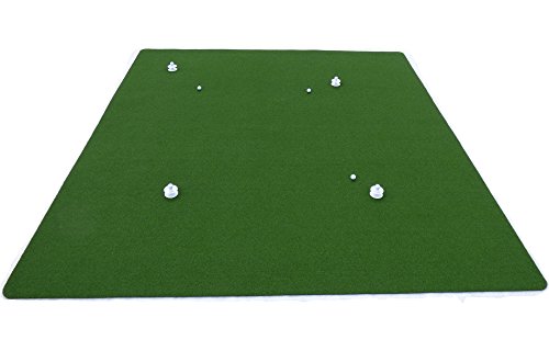 Teaching-Pro Putting Green (4m x 4m) | hochwertiger Kunstrasen aus Polyamid | Putting-Matte für Indoor und Outdoor Cover