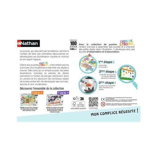 Puzzle 100 pièces : cherche et trouve : au camping Ravensburger Nathan - vue 3