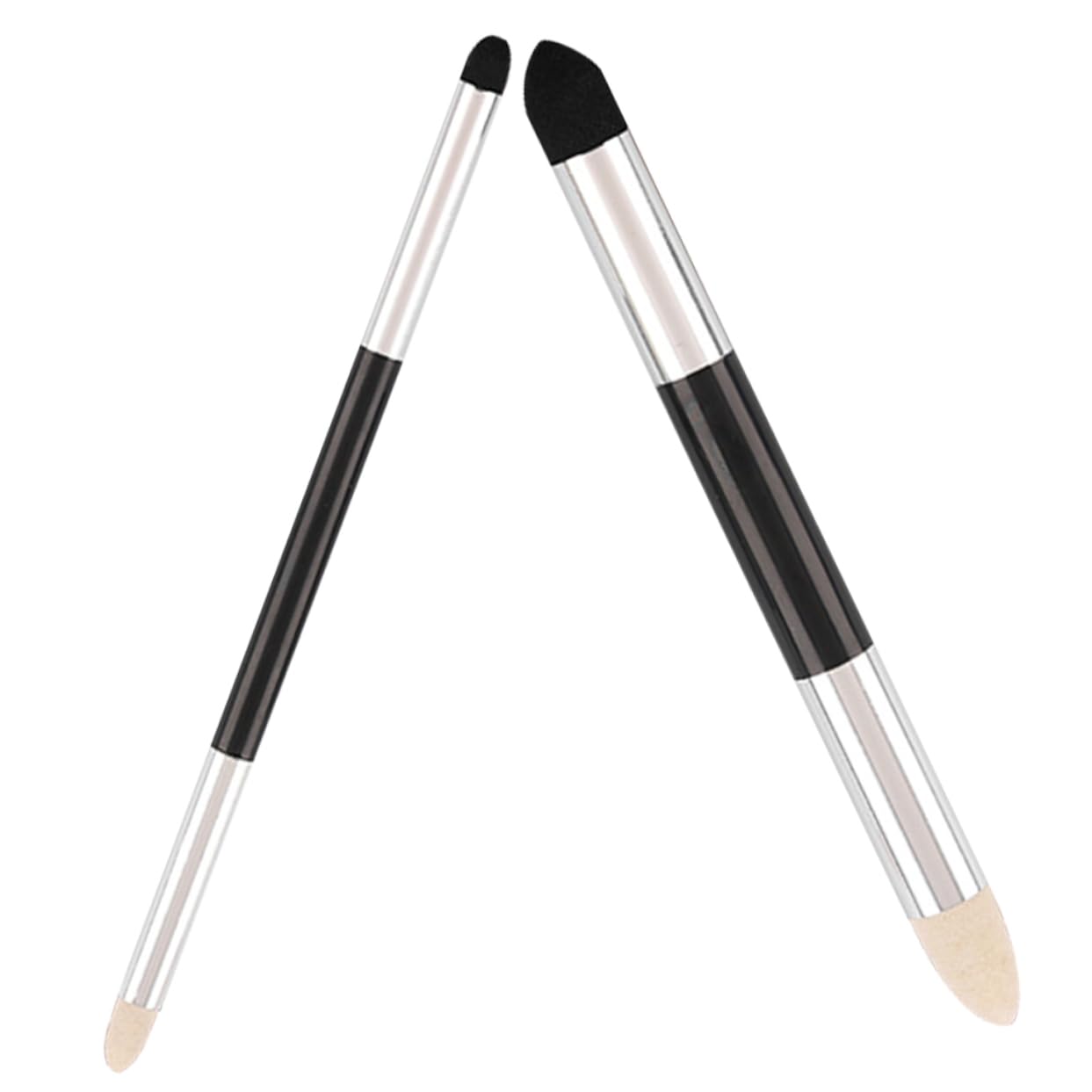 SEWACC 2pcs Dual Tip Sponge Paint Brushes for Art Doodling Washable Graffiti Painting Tools Comfortable Handle for Easy Control Multi Use Painting Accessories