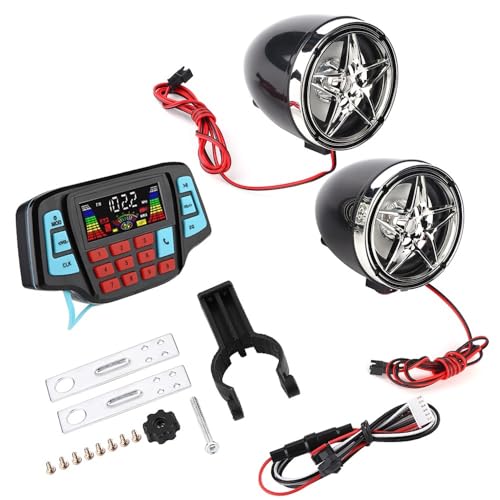Parlante para Manubrio con Audio MP3 para Motocicleta