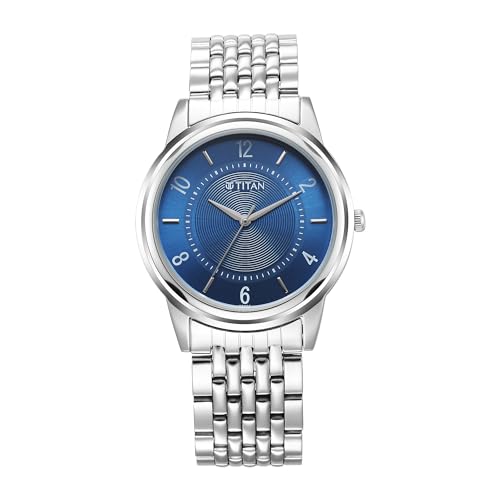 Titan Karishma Zing Quartz Analog Blue Dial Stainless Steel Strap Watch for Men-1638SM02 (B0CZTTYR9V) Amazon Price History, Amazon Price Tracker