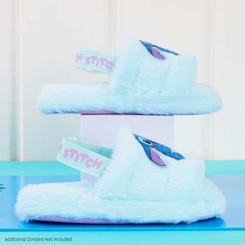 Disney Stitch Women's Fluffy Slippers, Comfy Mule House Shoes - Gifts for Women2