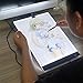 Produktbild ISO TRADE LED Licht Pad A4 Leuchttisch Leuchtplatte Tragbare Light Pad mit USB Kabel Ultradünne Tragbare Lichtkasten für Zeichnen Animation Malen Skizzierung 9140
