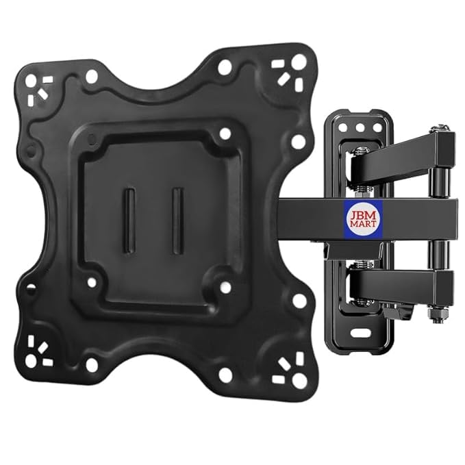 Image of JBM MART Wall Mount for 24 to 43 inch TV with 6-Way Swivel Tilt | Full Motion Cantilever for LED, LCD, Plasma TV | Six-Way Precision Adjustments | Effortless Setup (Pack of 1)