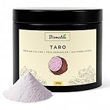 Biomatea Taro Premium Pulver – Natürlich aus den Philippinen | Zart cremiger Geschmack für Latte, Smoothies & Süßspeisen | 100% vegan & fein gemahlen (150g)