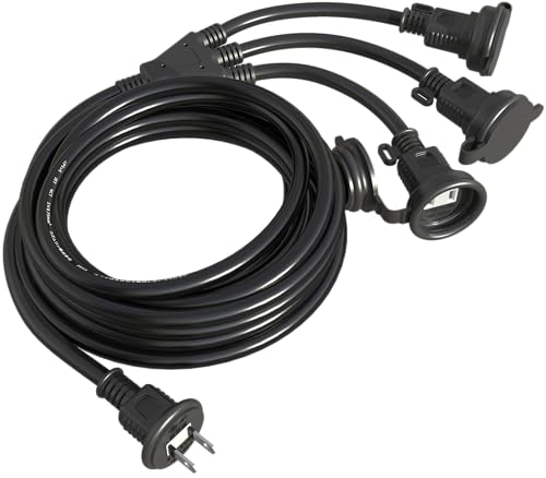 【AD&amp;C TORONIC】屋外 用 イルミネーション 電源 分配 ケーブル 防 楽天市場】あす楽対応！！屋外用イルミネーション用電源分配