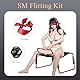 Sex Möbel Sex Stuhl Paare Liebesmöbel mit Griffe + Sex Würfel Paar + Augenbinde Sex Bett,Einstellbar Vielseitig Bounce Love Chair für Sexual Positions Assistance,Sex Sitz Sexmöbel BDSMs Spielzeug Hart