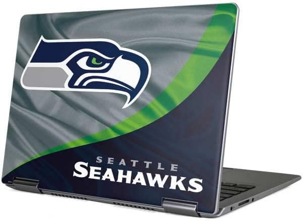 Skinit Decal Laptop Skin Compatible with Yoga 710 14in - Officially Licensed NFL Seattle Seahawks Design