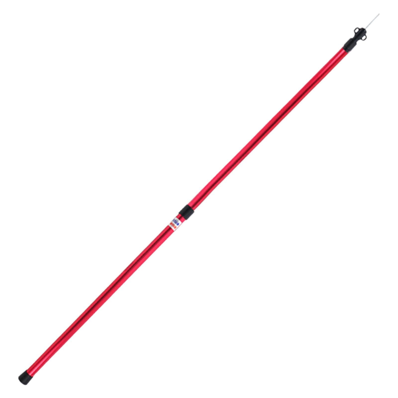 MYADDICTION Telescopic Awning Pole Portable Canopy Pole for Beach Shelter Hiking Fishing Red-image-19