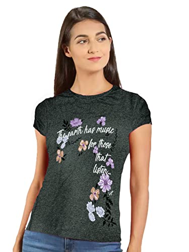 Image of Lyra Women's Cotton Regular Fit T-Shirt