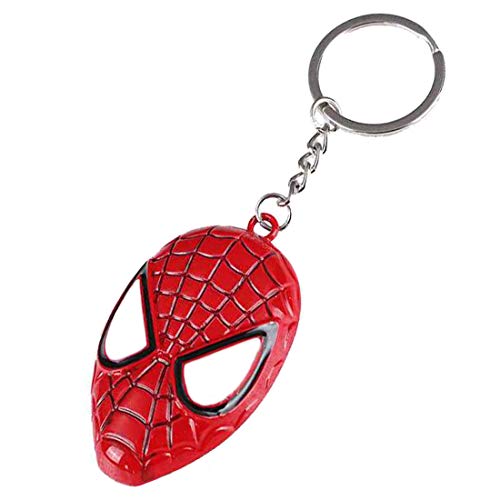 Spider Man Keychain Metal Red Car Accessories Jewelry Key Ring Gifts For Men Women Teen Boy Girls #TOP3