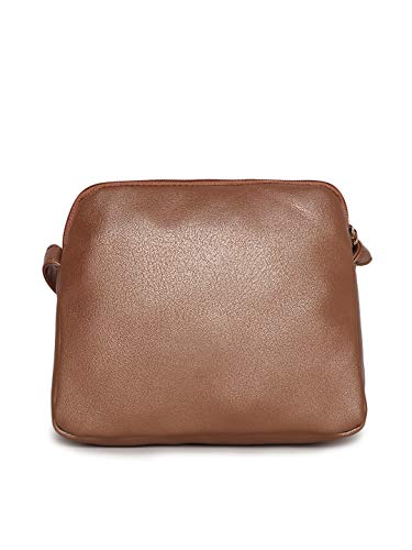 Image of KLEIO Crossbody Bag for Women | Elegant Sling Bag for Girls with Polyester Lining & Zip Closure to Carry Phone, Wallet, Makeup | Suitable for College, Parties & Travel