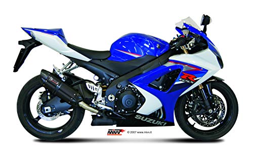Veichle type: WVCV, WVCW Scarico Mivv SLIP-ON SUONO BLACK STANDARD Compatibile con SUZUKI GSX-R 750 2008 > 2010