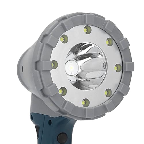 Luz de trabajo portátil con cabezal giratorio de 110 grados y 3 modos de iluminación en ABS 4