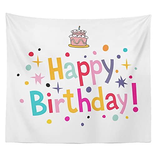 Banner De Feliz Cumpleaños 70cm x 100cm Cartel De Cumpleaños Fondo De Cartel Happy Birthday Banner Pancarta De Feliz Cumpleaños Para Niños para Decoraciones De Fiesta Foto De Fondo Cover