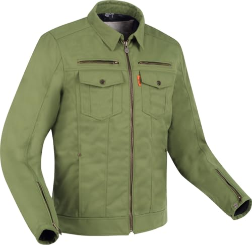 SEGURA, Herren-Motorradjacke, Patrol, Khaki, XXXL