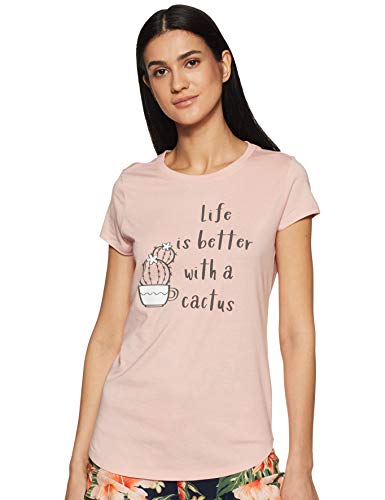 Image of Van Heusen Women's Cotton Regular Fit T-Shirt